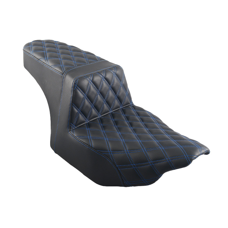 Premium-Step up Seat PU Driver และที่นั่งผู้โดยสารสําหรับ Harley Davidson Street Glide Road Glide 20