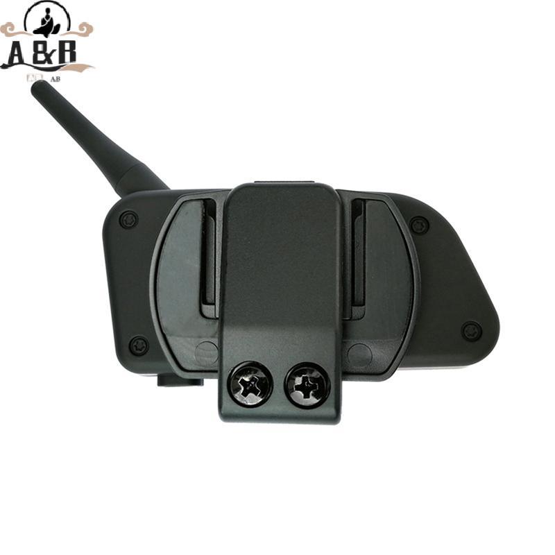 [A&B] V6 คลิปโลหะ Braet สําหรับ Vnetphone V6 V4 รถจักรยานยนต์ BT Interphone ชุดหูฟังหมวกกันน็อค Inte
