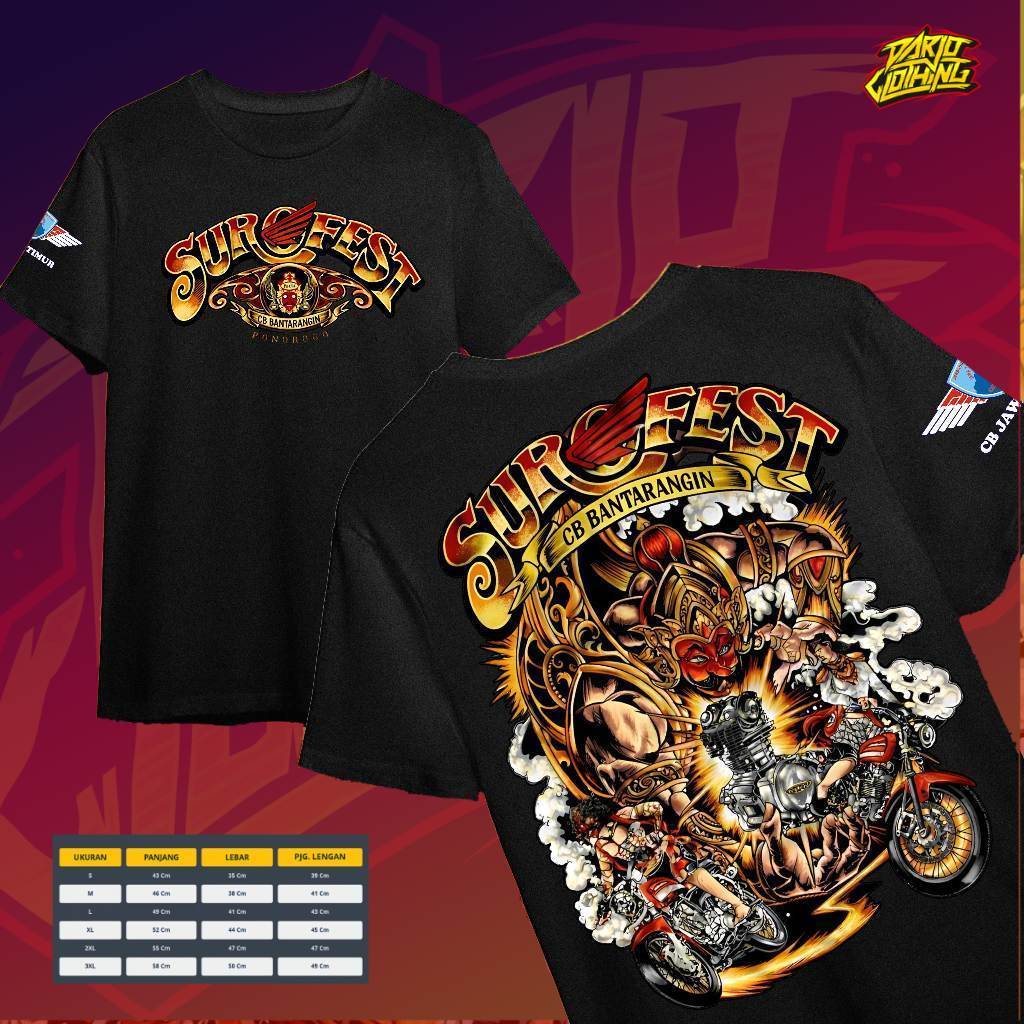 SUROFEST CB BANTAGANGIN PONOROGO EVENT เสื้อยืด 20 JUNE 2026