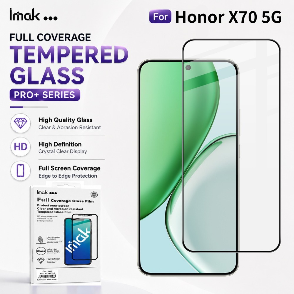 ฟิล์มกระจก สำหรับ Honor X70 X70i X60 GT X60i 5G ป้องกัน Oleophobic เคลือบ HD Clear FM0003