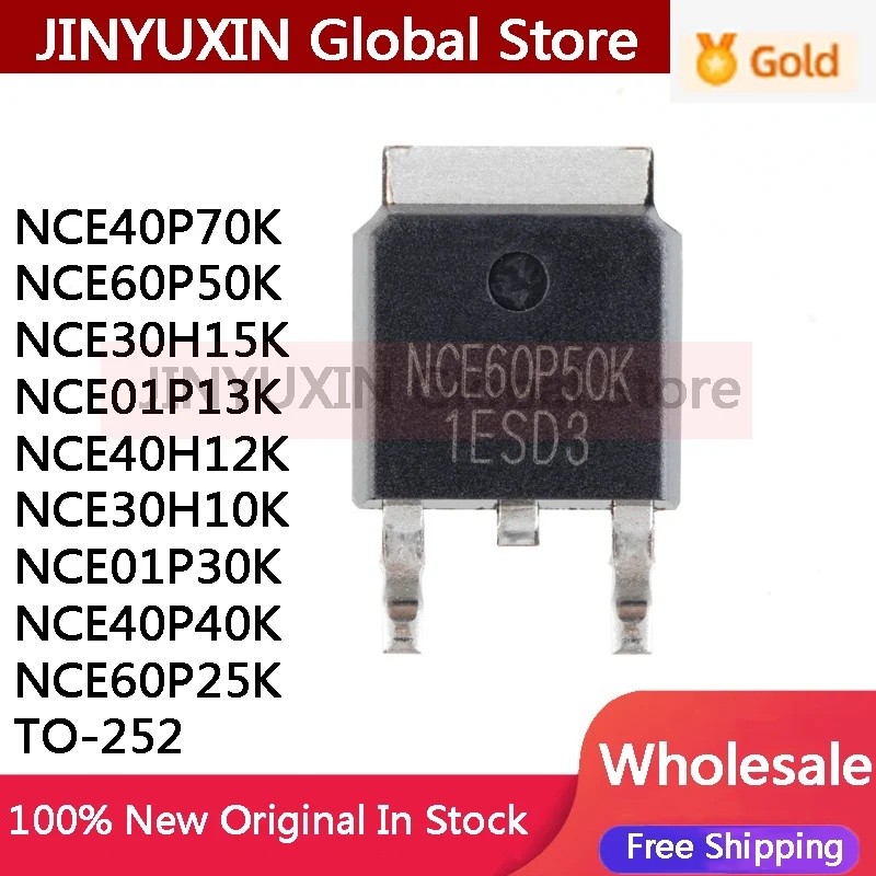 1-5PCS NCE60P50K NCE30H15K NCE60P25K NCE40H12K NCE01P30K NCE40P40K NCE01P13K NCE40P70K NCE40P10K NCE