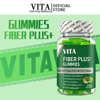 VITA ไฟเบอร์ วิตามินรวม อาหารเสริม ดีท็อกซ์ พุงยุบ ลดไขมันหน้าท้อง Fiber Plus Vitamin Gummy Dietary Supplement 60Gummies