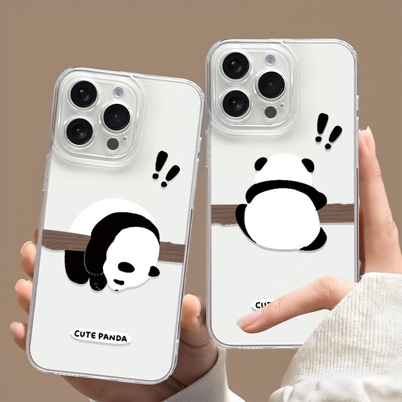 เล่น Big Panda เหมาะสําหรับ iPhone 17 Pro 8 plus 12 Pro 17 Pro Max 15 XR 13 Pro Max 16 ProMax XS Max