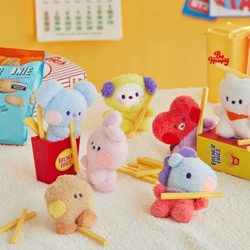 เกาหลี BT21 Minini BTS BTS ตุ๊กตากระเป๋านักเรียนจี้น่ารัก BTS อะนิเมะ สินค้าตุ๊กตา/Zz7.30