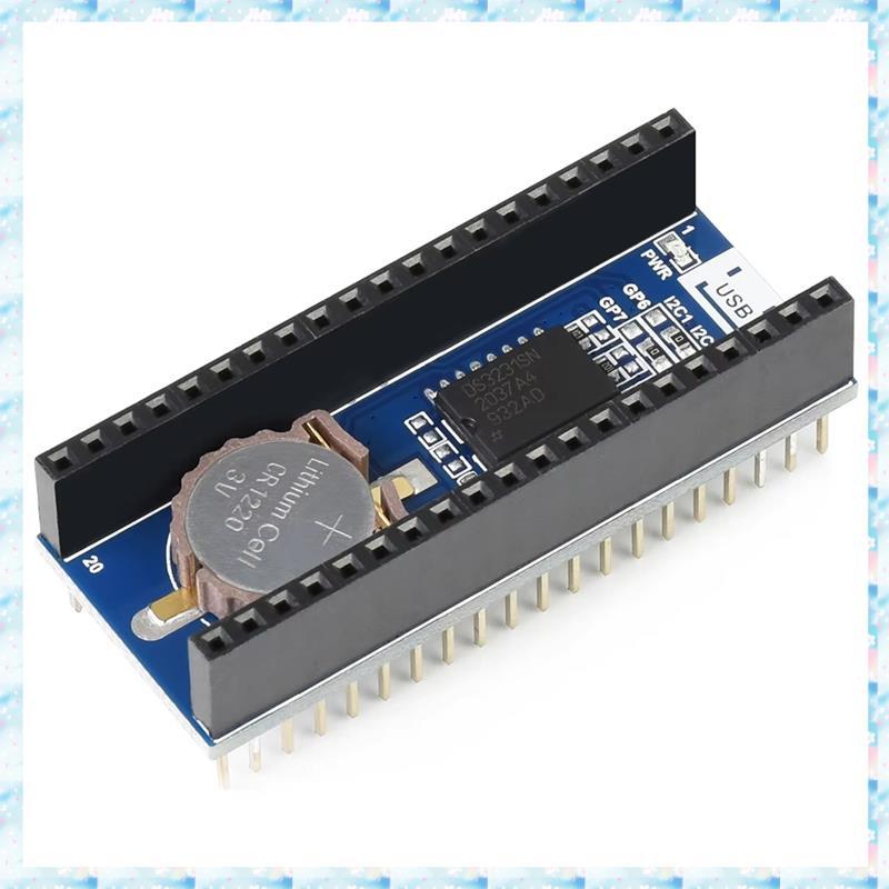[RQMU] DS3231 RTC โมดูลนาฬิกาเวลาจริงหมวกสําหรับ RasPi RPI 2 W 2W PICO2 RP2350 โครงการขยายบอร์ด