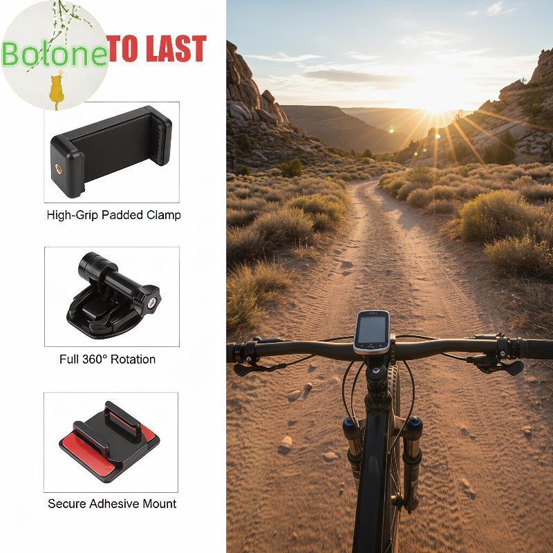 Bolone Moto Helmet Phone Braet Secure Clip Stand สําหรับวิดีโอบนถนนและ VN