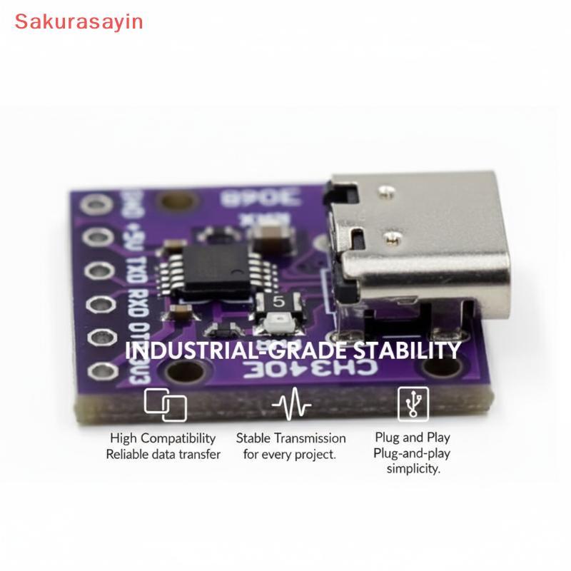 {Sakurasayin} CH340E CH9340C USB To TTL Serial Modulepatible Pro Mini Downloader แทนที่ CH340G CH340