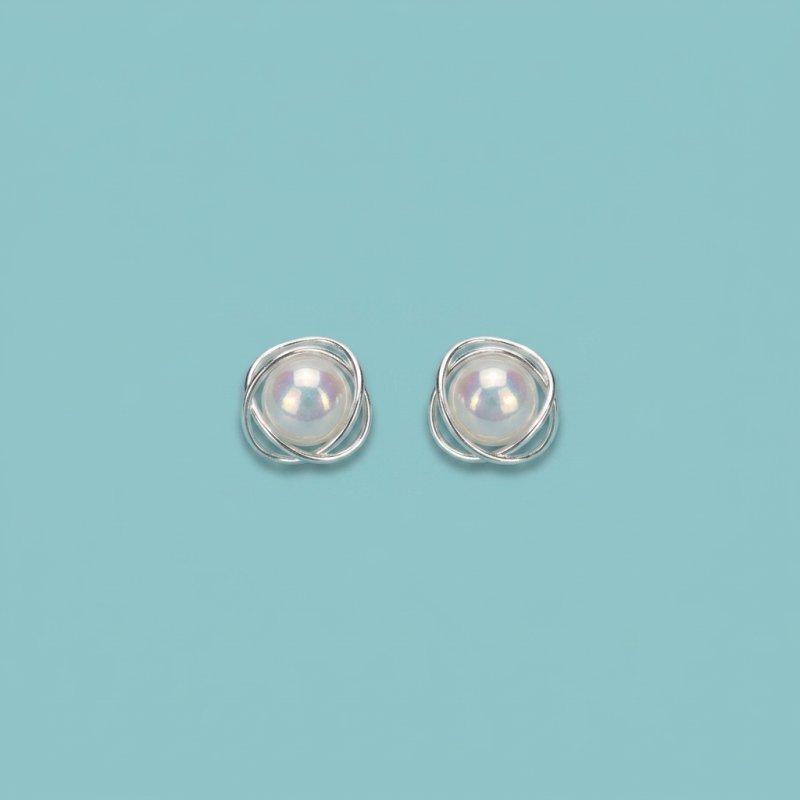 Oceania Earrings ต่างหูเงินแท้ S925 [MERCELO]