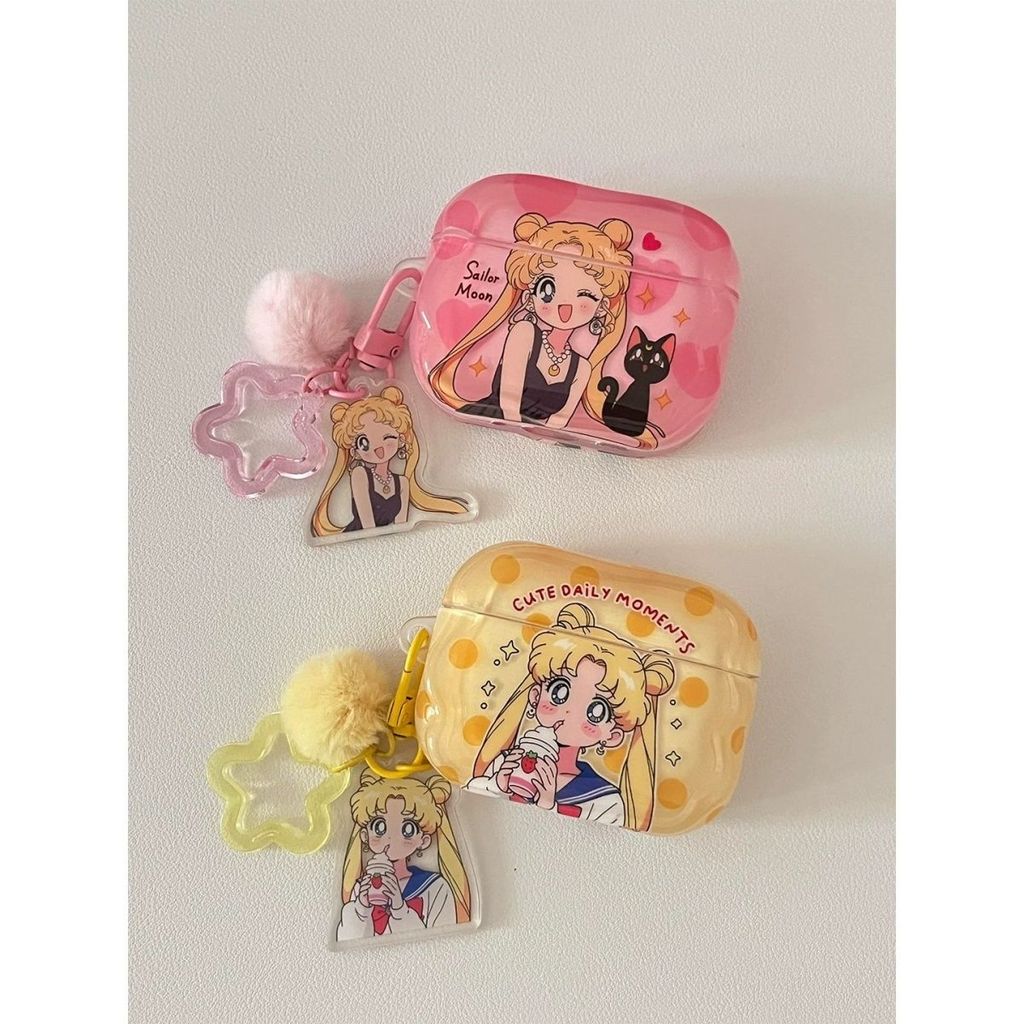 เซเลอร์มูน เหมาะสําหรับ airpods pro3 เคสป้องกัน airpods4 เคสหูฟัง 32 รุ่น pro2 ผลิตภัณฑ์ใหม่