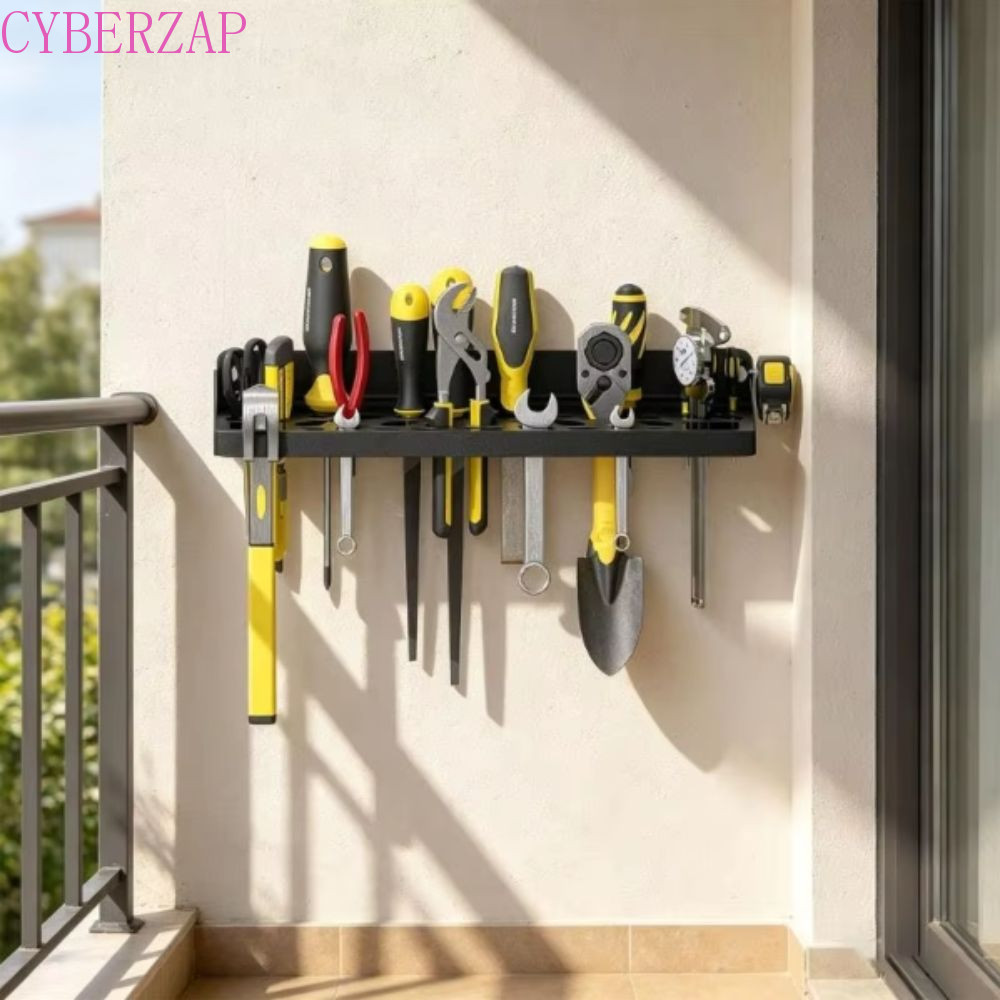 CYBERZAP Wall Mount Tool Storage Rack, Pliers Organizer Wall Mount Tool Storage Rack ที่วางไขควง, ปร