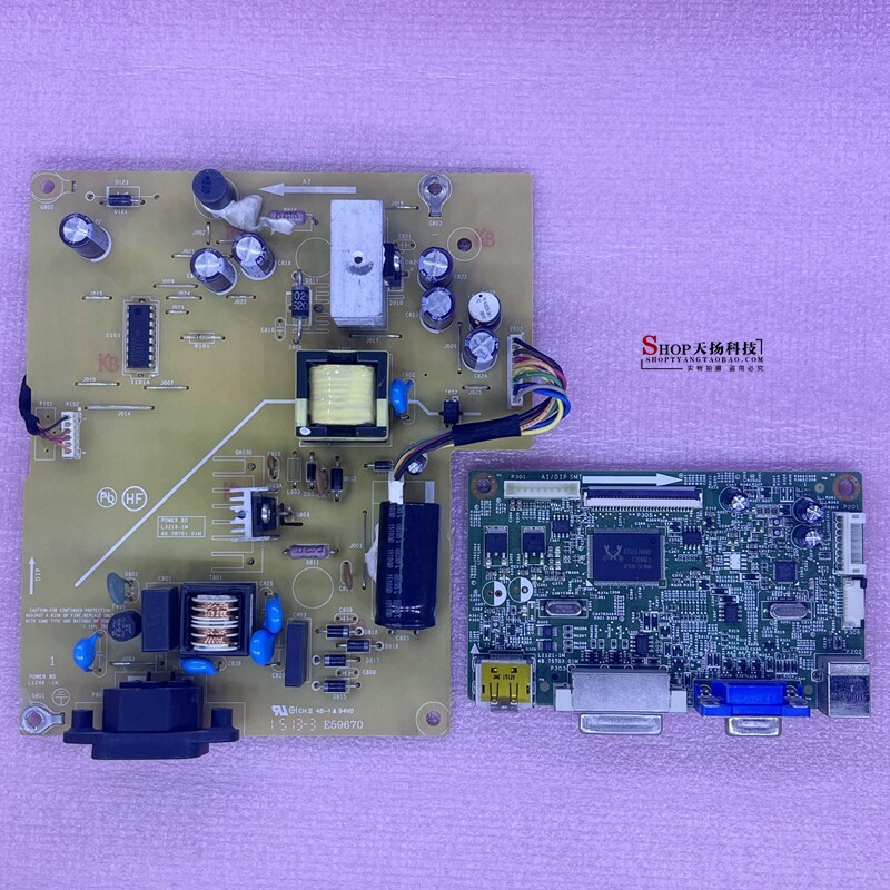HP HP E190i ไดรฟ์บอร์ด Power Board เมนบอร์ด 48.7 S703.01M 48.7 W701.01M