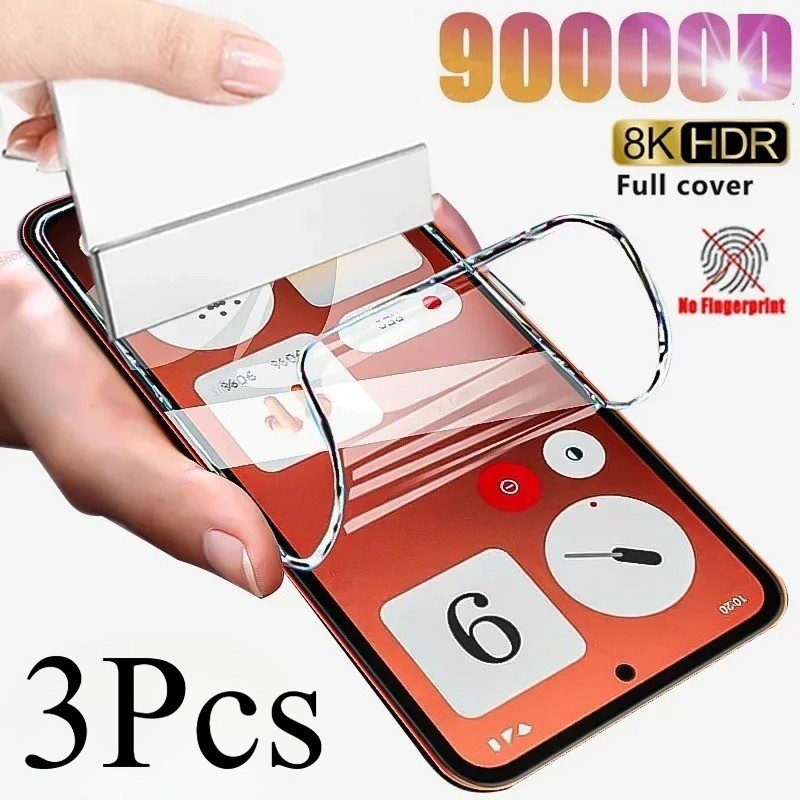 3 ชิ้นคลุมทั้งหมดป้องกันหน้าจอ HD ฟิล์มนุ่มสําหรับ Honor 400 500 600 600e สมาร์ท Lite Pro 4G 5G HD Anti Spy ความเป็นส่วนตัว Anti Blue Light Hydrogel ฟิล์ม Matte ฟิล์ม
