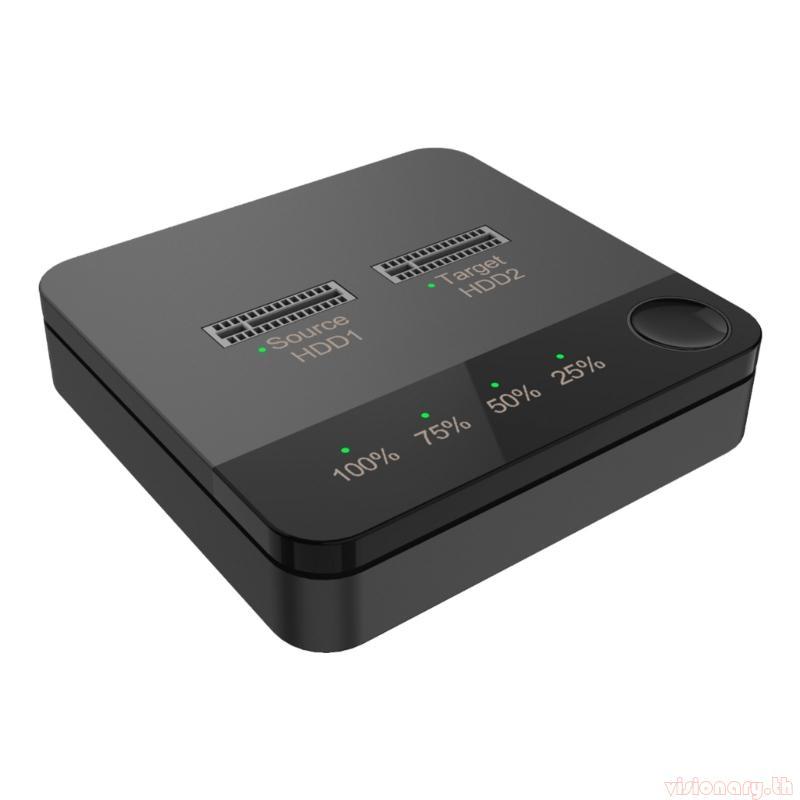 Vision Dual-Bay M 2 Duplicator รองรับ M2 B-KEY B M-KEY HDD Disk Reader