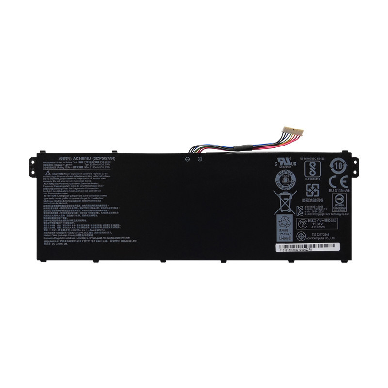 แบตเตอรี่โน้ตบุ๊ก Acer ACER AC14B18J ES1-311 MS2394 EX2519 N15W4 ใหม่