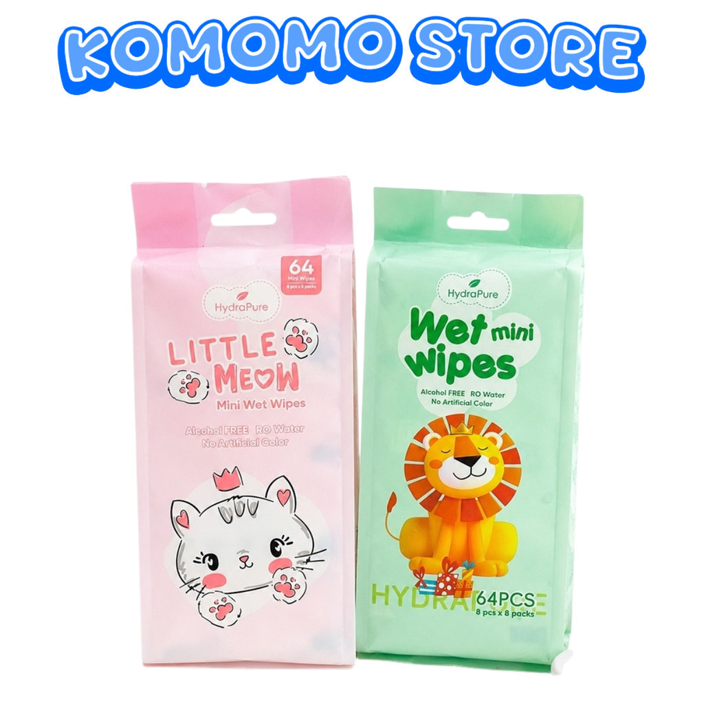 KMM Mini Wet Wipes 1 แพ็คมี 8 ชิ้น H1220 ผ้าเช็ดทําความสะอาดเปียกปราศจากแอลกอฮอล์ไม่มีน้ําหอมหนาผ้าเ