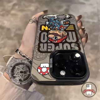 เคสโทรศัพท์การ์ตูนมาริโอป้องกันการตก เคสไอโฟน Realme C11 C21 C67 C53 C55 C51 C25 C33 C51s C30 Note 50 7i 5 5i C15 C20A