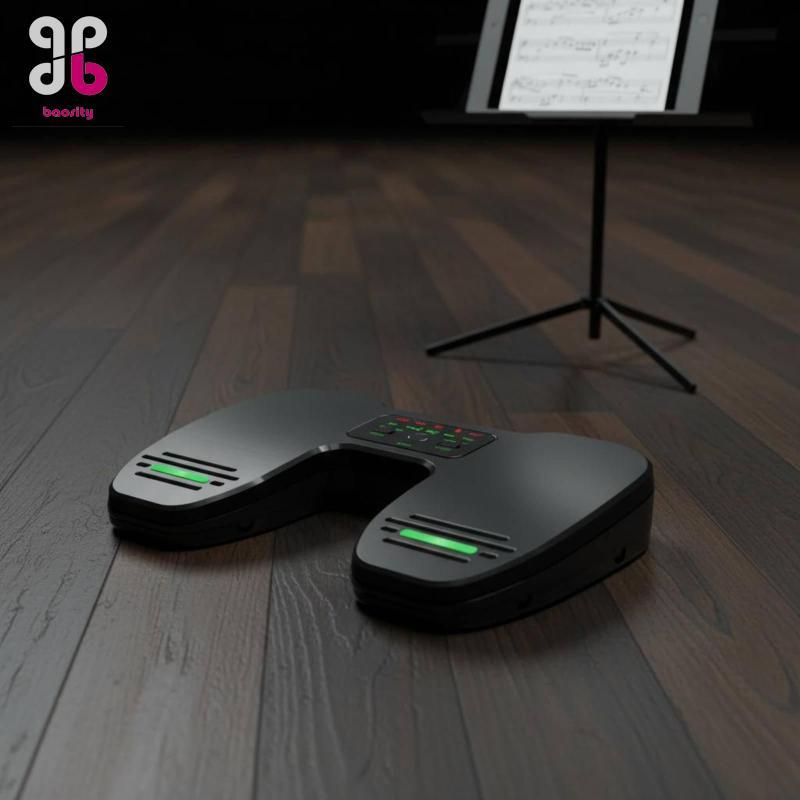 [Baosity] Bluetooth Page Turner Pedal แฮนด์ฟรี Bluetooth Page Turner เท้าเหยียบไร้สายความเข้ากันได้ก