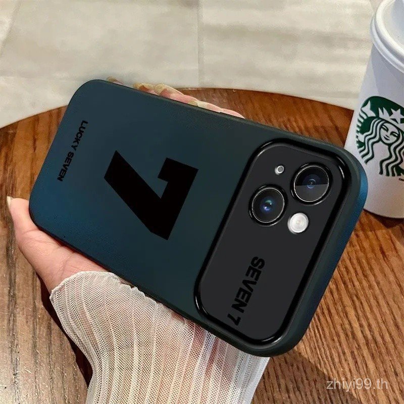 เคสโทรศัพท์การปรับเปลี่ยนอัพเกรดยืดหยุ่น Lucky Number 7 เหมาะสําหรับ iPhone 12promax 13promax 12 13 14 15 pro max ip 11 11promax 16promax 17promax กันกระแทกป้องกันกรณี