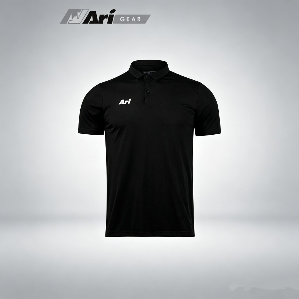เสื้อโปโล Ari Gear สีดำสปอร์ต เหมาะออกกำลังกายและทำงาน