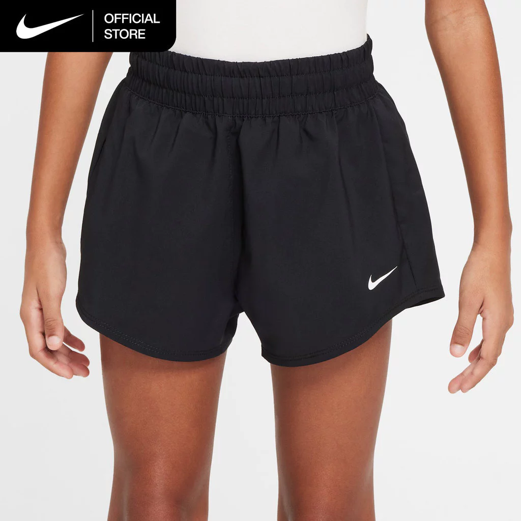 Nike Dri-FIT Older Kids' (Girls') One 3" 2-in-1 Shorts - Black [HF8237-010]