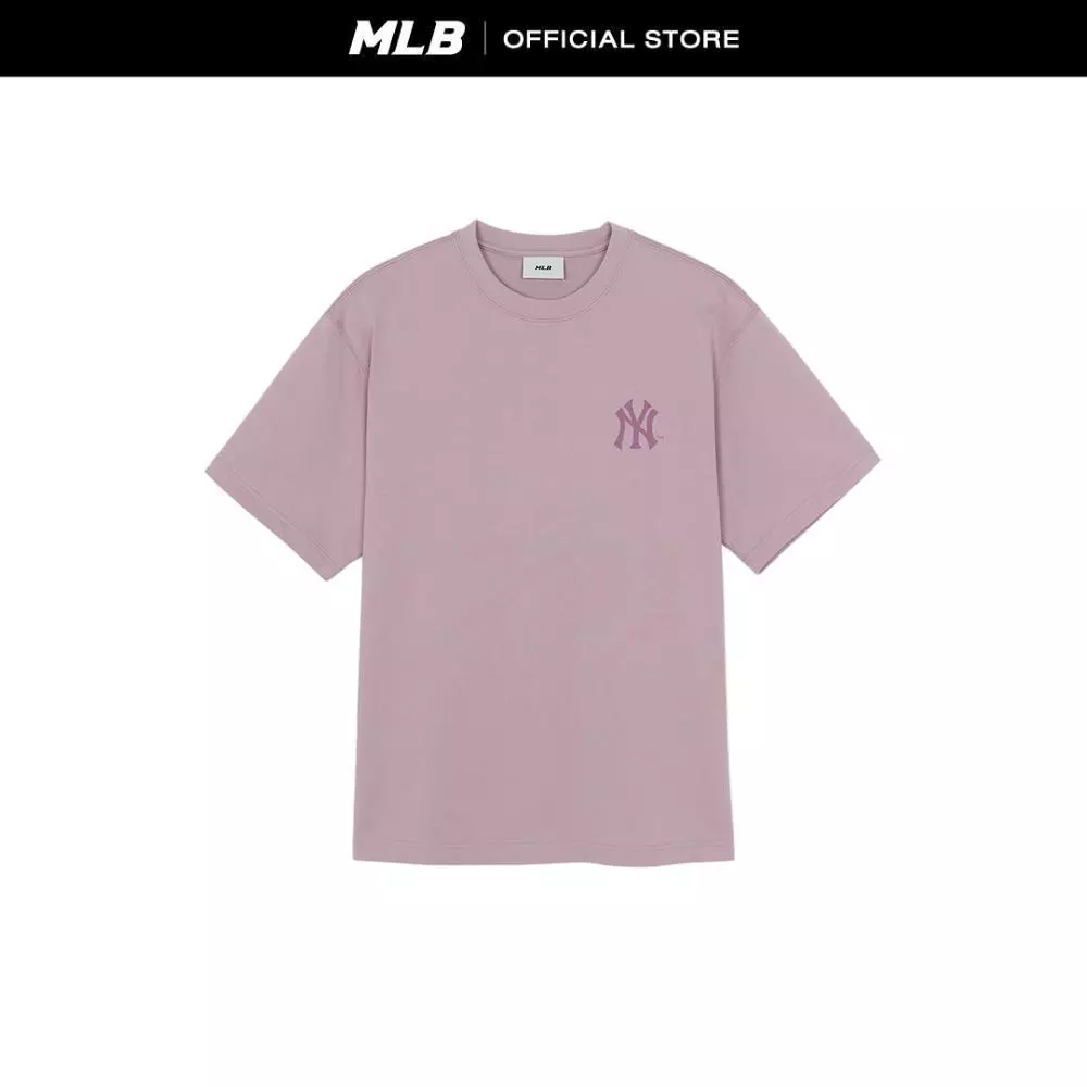 MLB เสื้อยืด ยูนิเซ็กซ์ Classic Monogram Big Lux Over Fit T-Shirts รุ่น 3ATSM0463 50LDL สีม่วงลาเวนเดอร์