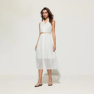 G2000 เดรสสำหรับผู้หญิง Fit & Flare Shape รุ่น 5123103640 WHITE