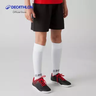 Decathlon Kids' Football Shorts Essential กางเกงขาสั้นใส่เล่นฟุตบอลสำหรับเด็ก รุ่น Essential - Black