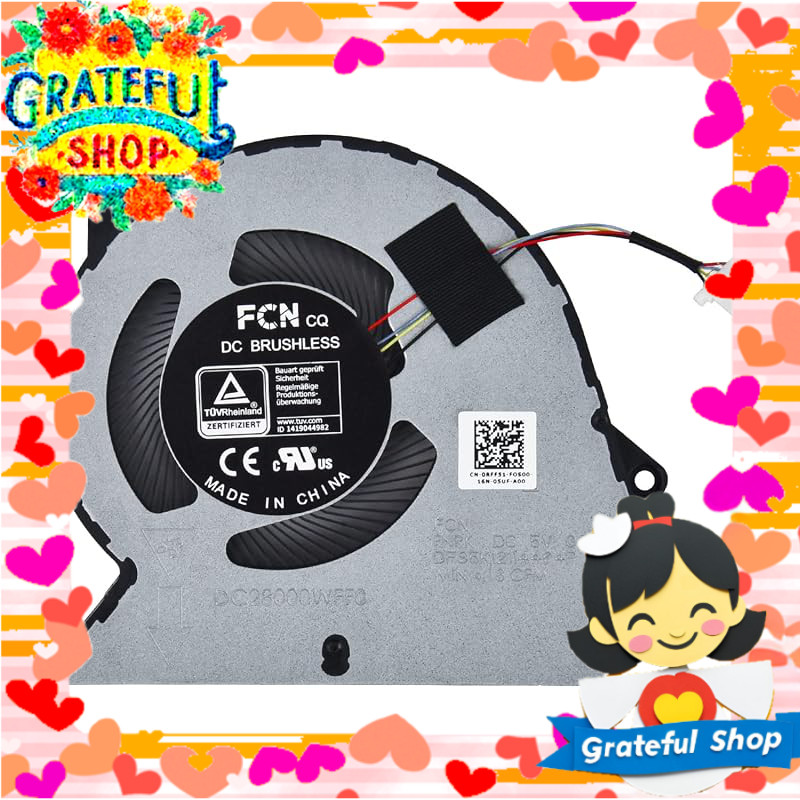Replacement CPU Cooling Fan for Dell Inspiron 15 3510 3511 3515 3520 3525 3530 3535 Vostro 3510 3420