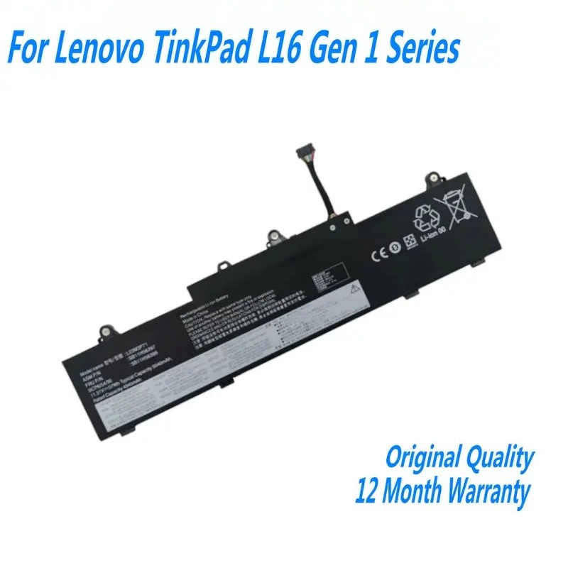 11.31V 57Wh L23M3P71 แบตเตอรี่แล็ปท็อปสําหรับ Lenovo TinkPad L16 Gen 1 Series L23D3P72 L23L3P72 L23M