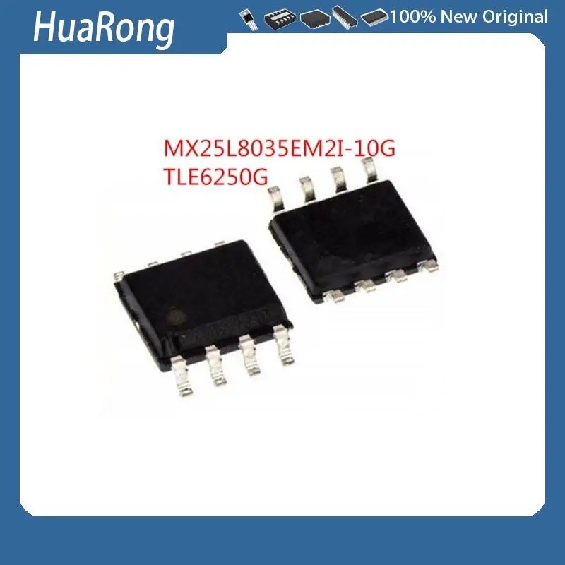 10 ชิ้น/แบทช์ MX25L8035EM2I-10G MX25L8035EM2I-12G MX25U8035EM2I-10G 25L8035E 25U8035EM2I TLE6250G8