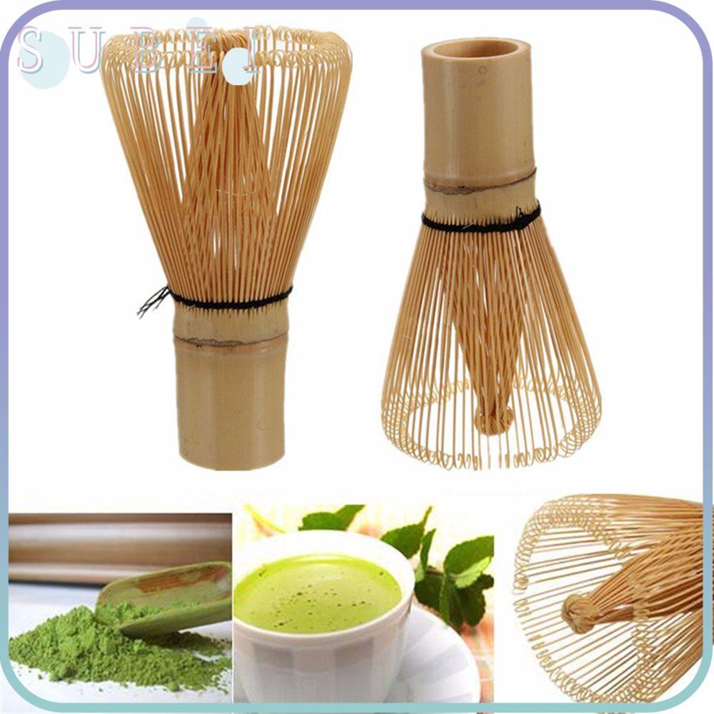 SUKAA 80 Fringe Bamboo Brush Home Kitchen Green Tea Matcha Bamboo Accessories