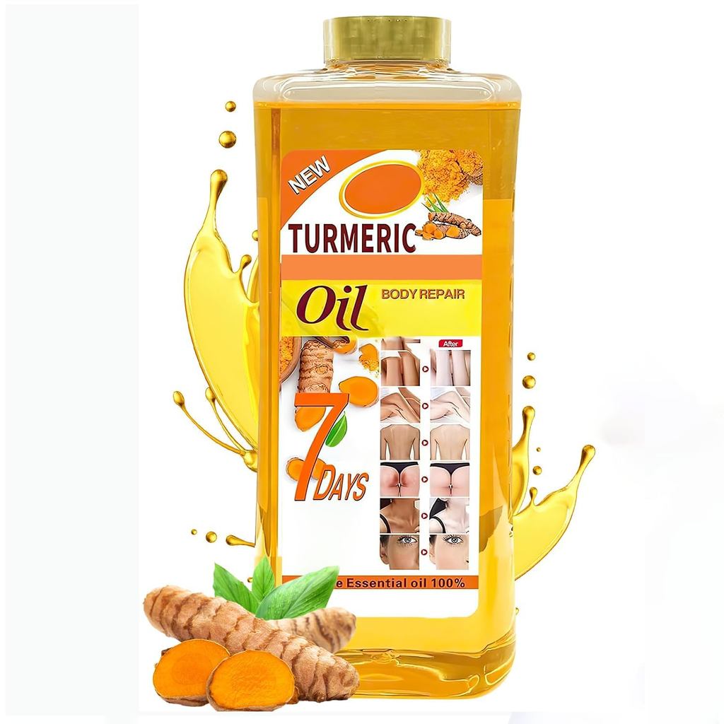 น้ํามันขมิ้นเพื่อผิวกระจ่างใสผิวนุ่ม7ขมิ้น | Organic Body Glow Remedy Oil สําหรับหน้าและกาย, Bio O i