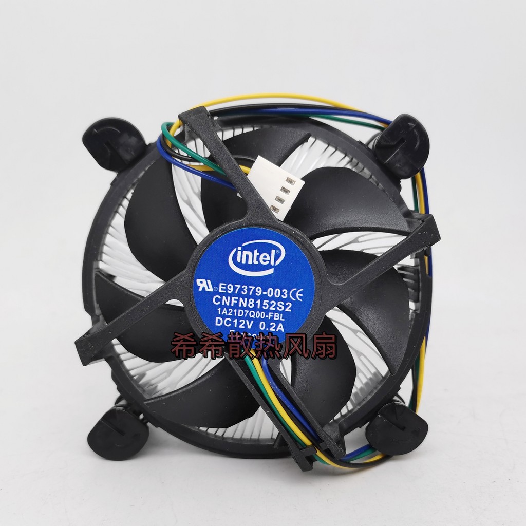 Intel Intel Intel E97379-003/001 หม้อน้ําที่เงียบสงบเป็นพิเศษ i3 i5 i7 พัดลม CPU สากล