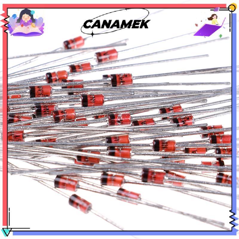 [CANAMEK] 50 ชิ้น 1W 5.1V ซีเนอร์ไดโอด 1N4733A 1N4733 IN4733A IN4733 5V1 โวลต์ DO-35 สต็อกใหม่