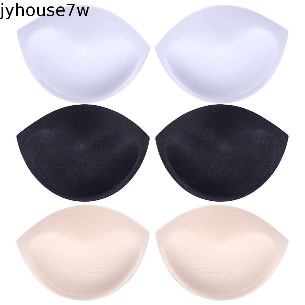 JYHOUSE ฟองน้ํา Bra Pads Lift Up Bra Pads แทรกถ้วย Breast Bra Enhancer Push Up แทรกหน้าอก