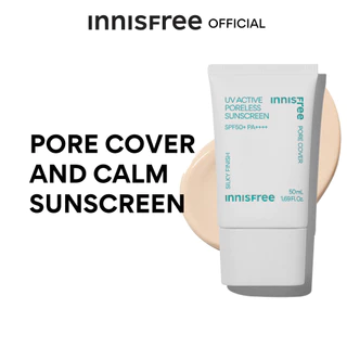 [กันแดดเบลอรูขุมขน] innisfree UV active poreless sunscreen 50ml อินนิสฟรี ยูวี แอคทีฟ กันแดด