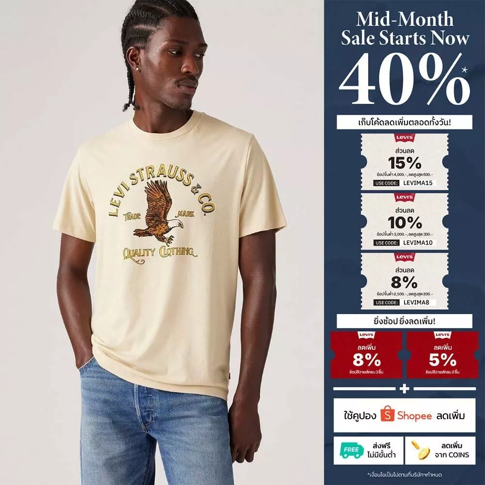 เสื้อยืดผู้ชาย Levi's® Men's Classic Graphic T-Shirt