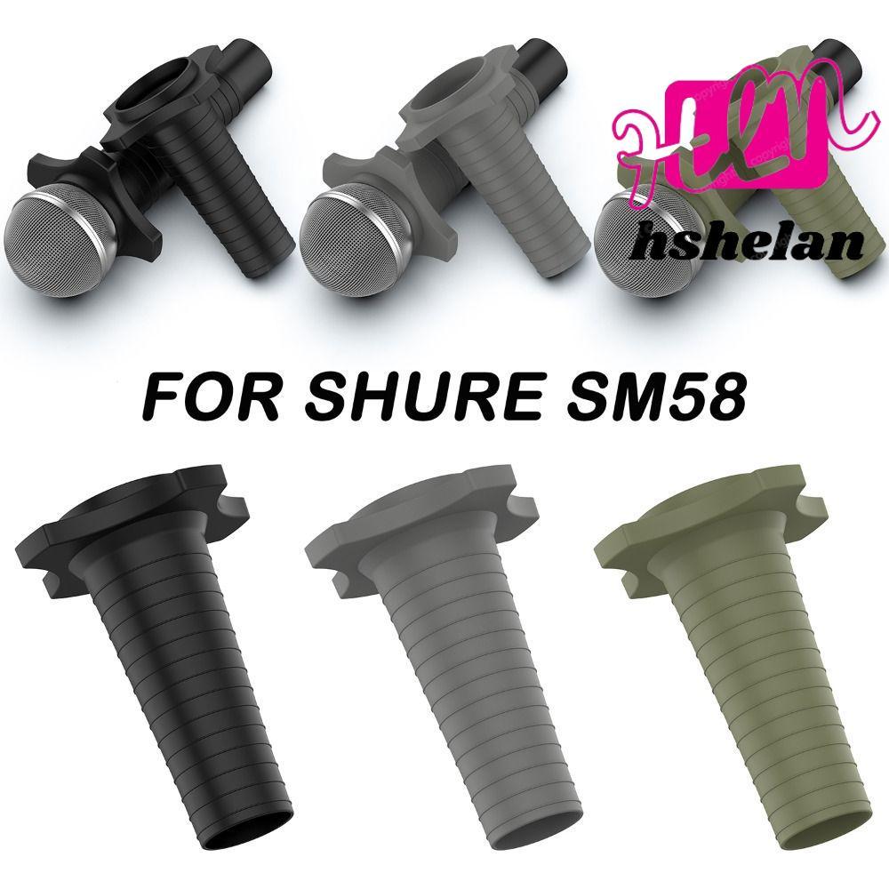 HHSHELAN MIC Sleeve Cover, Anti-Slip ซิลิโคนไมโครโฟนป้องกัน, Anti-Rolling กันกระแทกเปลี่ยน MIC Prote