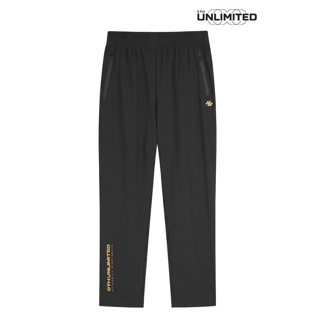 CTH ไม่จํากัด Men Regular Fit Ice Silk Fabric Track Pants - CU-5698