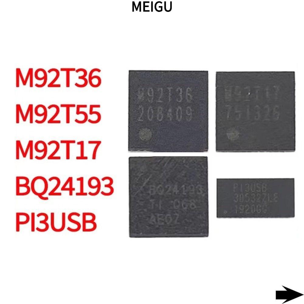 MEIGU ชาร์จการจัดการชิป, M92T36 P13USB BQ24193 M92T17 ส่วนประกอบอิเล็กทรอนิกส์เมนบอร์ดชิป,บัดกรีติดต