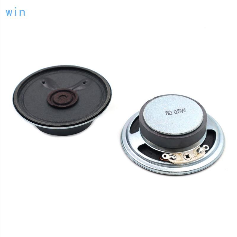 Win 2 ชิ้นลําโพงบางเฉียบ 8ohm 0 5W 8R ลําโพงเส้นผ่านศูนย์กลาง 50 มม.