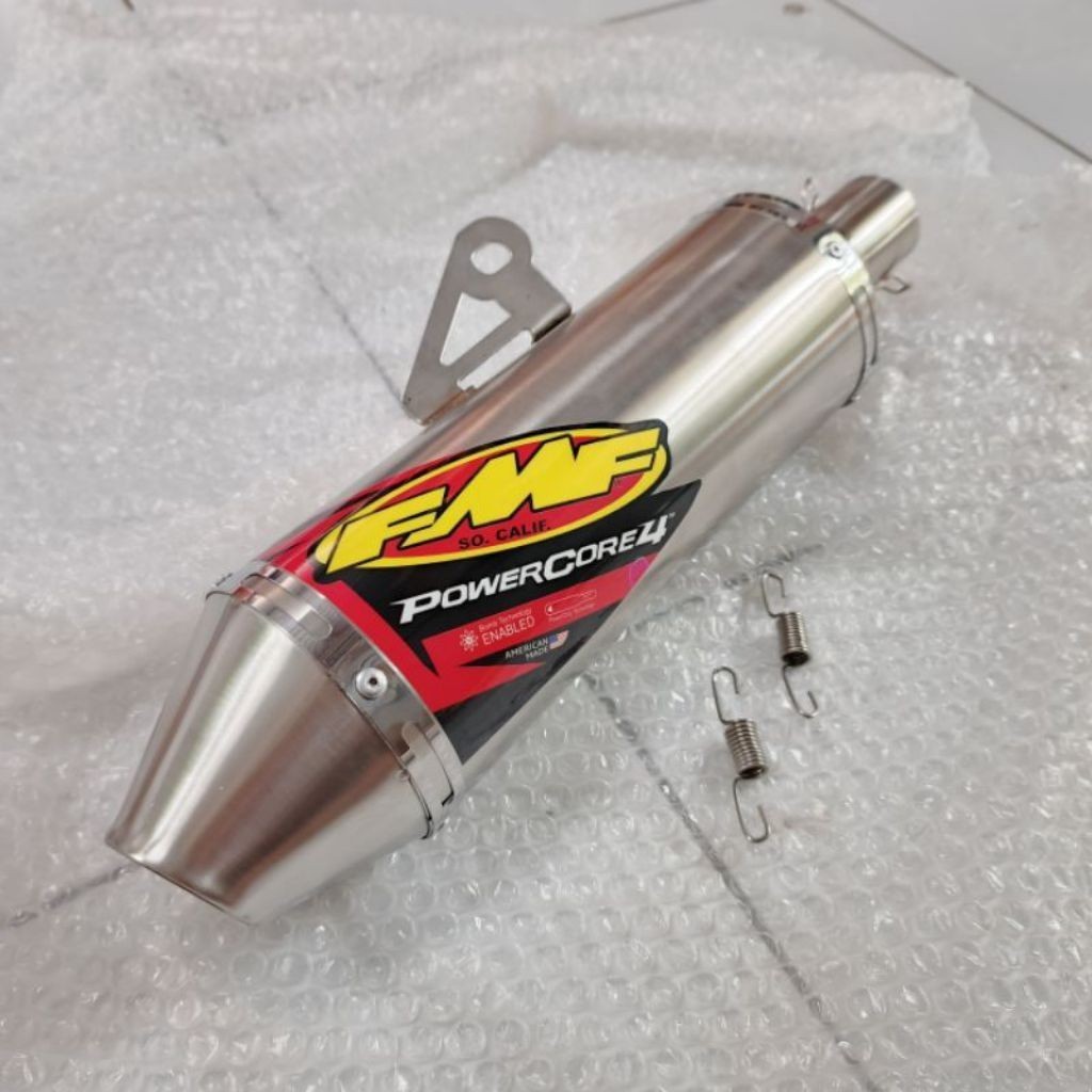 ท่อไอเสีย FMF Powercore สแตนเลสตัวเก็บเสียงเท่านั้นหนี escapmento 38 มม.สําหรับ honda Nxr 125 150 16