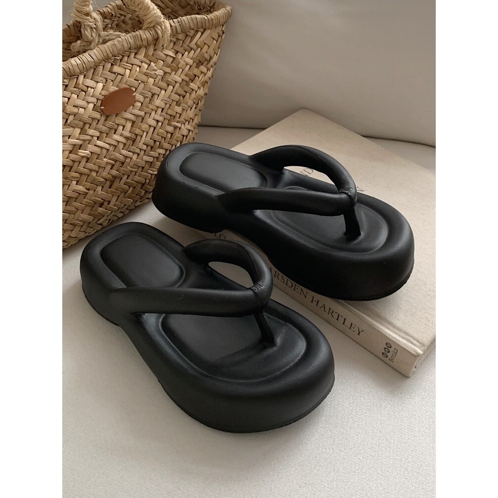 สะดวกสบายและทนทาน schooll รองเท้า ขนาดพลังงานแสงอาทิตย์ แถบบาง Stepping on Shit Soft Thick-Soled All