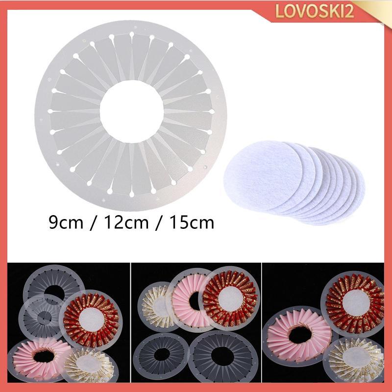 [Lovoski2] Easy Rosette Maker อุปกรณ์เสริมแม่แบบแบบใช้ซ้ําได้สําหรับรางวัลริบบิ้น Rosette ป้าย Roset