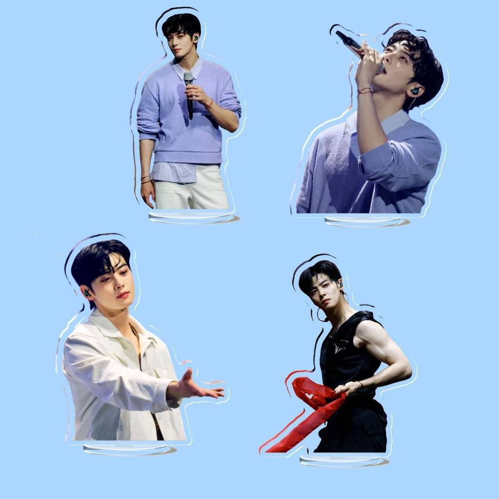 Cha EunWoo Cha EunWoo ขาตั้งอะคริลิค Star วัสดุเดสก์ท็อปตกแต่ง Star สินค้า