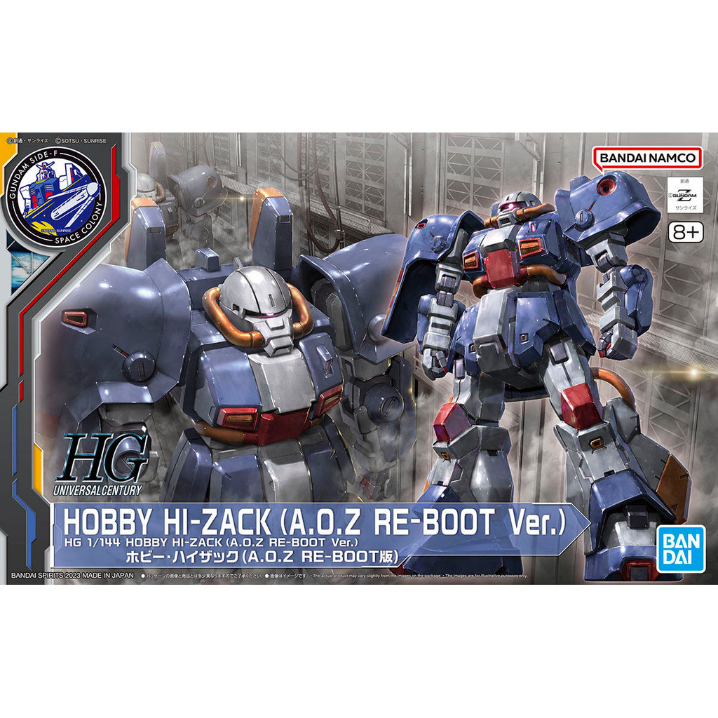 GUNDAM Base Limited HG 1/144 Civil ประเภท HI-ZACK Kozaku AZ RE-BOOT อะนิเมะสินค้าของสะสมประกอบรุ่นขอ