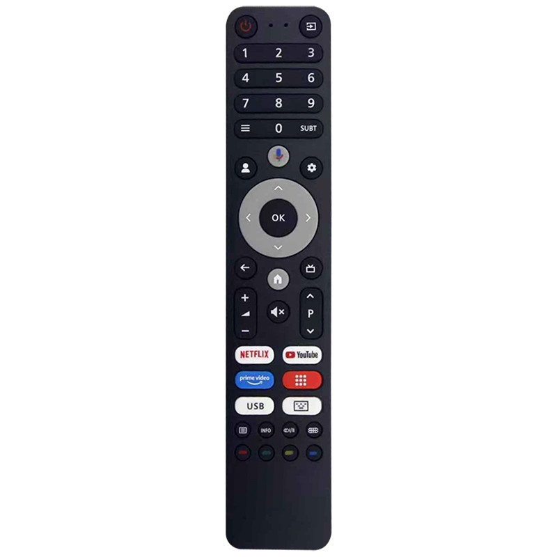 ใช้งานร่วมกับ ChiQ DEXP TV L32H7G L32H8CG U43H7C U55QG7L รีโมทคอนโทรลอะไหล่ (ไม่มีเสียง)