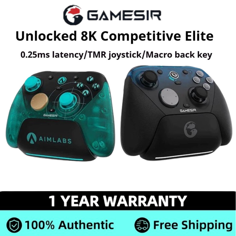 GameSir G7 Pro 8K PC - Aimlabs Edition ตัวควบคุม Esports สําหรับพีซี, Android, iOS, Switch (ไม่เข้ากันได้กับ Xbox)