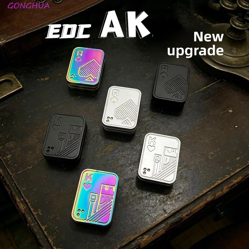 GONGHUA Fidget Slider ของเล่น, 3 ชั้นแม่เหล็ก Fidget Slider, Fidget Slider โลหะแม่เหล็กแบบพกพา Finge