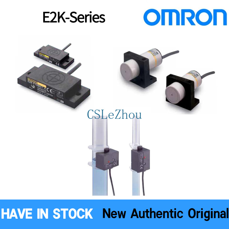แท้ OMRON E2K Series เซ็นเซอร์ระดับ Capacitive F10MC1 C25ME1 L26MC1 F10MC2 10 30VDC IP66 อุตสาหกรรม